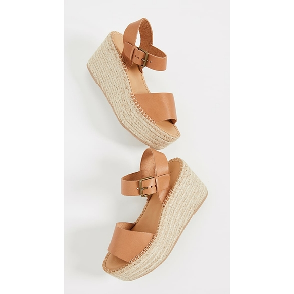 Soludos Minorca High Platform Sandals Nude 9.5 - Picture 6 of 9